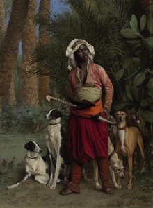 Tazıların Efendisi (tuval üzerine yağlıboya) by Jean Leon Gerome