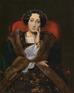 Bir Kadın Portresi by Jean Leon Gerome