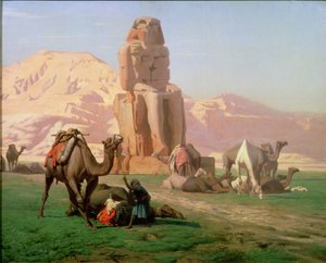 Memnon Heykeli, 1857 by Jean Leon Gerome
