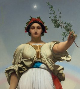 Cumhuriyet Gerome Jean Leon (1824 - 1904) (alegori - 1848); Mairie des Lilas by Jean Leon Gerome