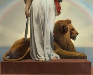 Cumhuriyet Gerome Jean Leon (1824 - 1904) (alegori - 1848); Mairie des Lilas by Jean Leon Gerome