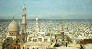 Kahire manzarası, by Jean Leon Gerome