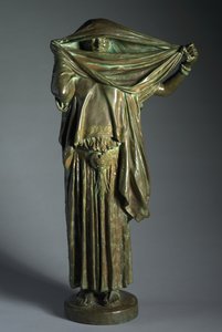 Peçeli Kadın, c. 1891. by Jean Leon Gerome