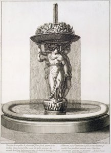 Bir çeşme tasarımı, 1673 by Jean Lepautre