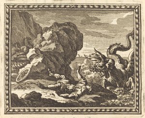 Hippolytus ve Deniz Canavarı by Jean Lepautre