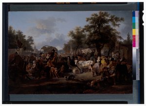Köy fuarı by Jean Louis (1744 1829) De Marne