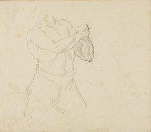 Bir Boksörün Gövdesi by Jean Louis André Théodore Géricault