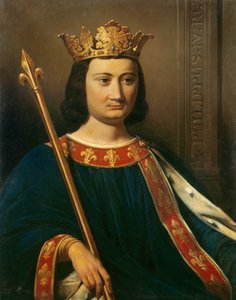 Fransa Kralı IV. Philip Bel (1268 - 1314) portresi. Jean-Louis Bezard