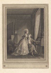 Cazip teklifler by Jean Louis Delignon after Nicolas Lavreince