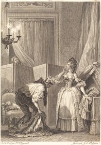 dayak ve içerik cuckold by Jean Louis Delignon and Antoine Jean Duclos after Jean Honoré Fragonard
