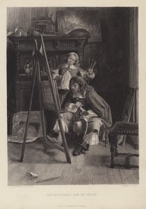 Van de Velde Kardeşler (gravür) by Jean Louis Ernest (after) Meissonier
