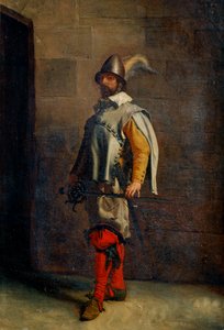 Bir Huguenot, 19. yüzyıl. by Jean Louis Ernest Meissonier