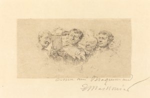 Aşıklar by Jean Louis Ernest Meissonier