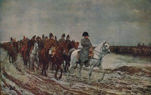1814, 1864, c1915 Fransız Seferi sırasında Napolyon by Jean Louis Ernest Meissonier