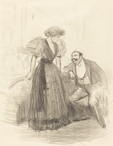 Bir Akşam Partisinde by Jean Louis Forain