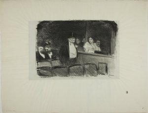 Tiyatroda by Jean Louis Forain