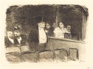 Tiyatroda by Jean Louis Forain