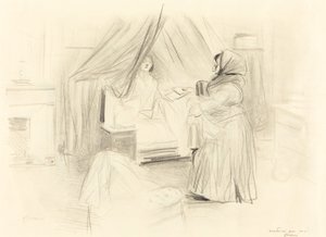 Kahvaltı (yatay plaka) by Jean Louis Forain