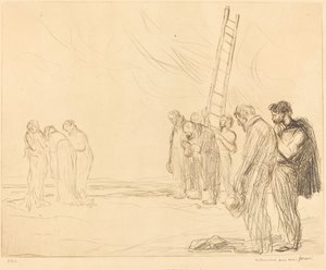 Calvary (ikinci plaka) by Jean Louis Forain
