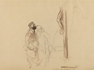 Burası rahibi bitirdiğim yer, c. 19141919. by Jean Louis Forain