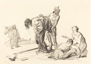 Mesih Giysilerinden Çıkartıldı by Jean Louis Forain