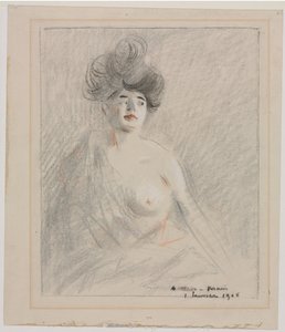 Nezaket, 1906. by Jean Louis Forain