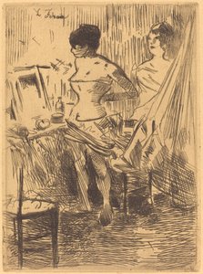 Soyunma Odalarında Dansçılar by Jean Louis Forain