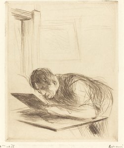 Forain Gravür (birinci plaka) by Jean Louis Forain