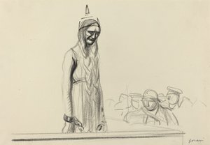 Almanya Hakimler huzurunda, c. 19141919. by Jean Louis Forain
