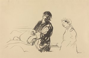 Hastane Sahnesi, c. 19141919. by Jean Louis Forain