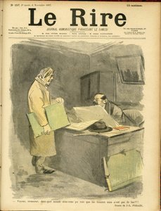 Le Rire Kapağı için Jean-Louis Forain (1852-1931) çizimi by Jean Louis Forain
