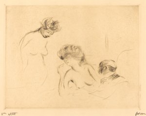 Özel Odada (üçüncü plaka) by Jean Louis Forain