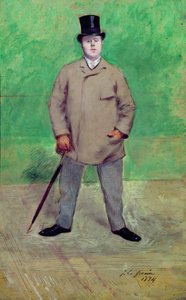 Jacques-Emile Blanche (1861-1942) 1884 (kart üzerinde yağlı boya)