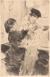Kravatın düğümlenmesi by Jean Louis Forain