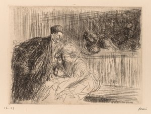 konuşan avukat by Jean Louis Forain