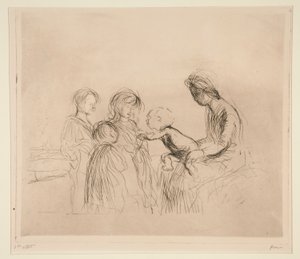 Madonna ve Çocuklar by Jean Louis Forain