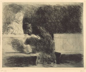 Avukat Bir Brifingden Geçiyor by Jean Louis Forain
