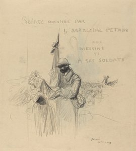 Bayrağın Öpücüğü, 1918. by Jean Louis Forain