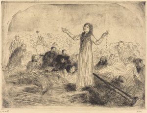 Lourdes, Mucize (ikinci plaka) by Jean Louis Forain