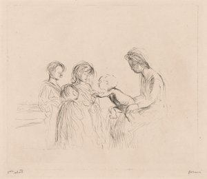 Madonna ve Çocuklar by Jean Louis Forain
