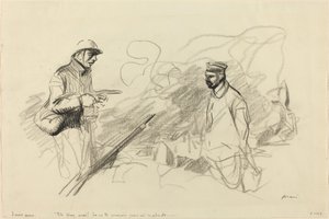 Poilu Alman Askerini Tanıdı by Jean Louis Forain