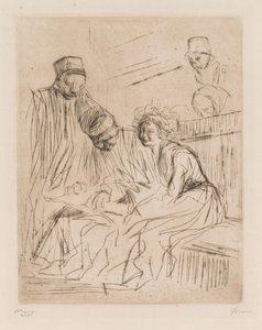 Avukat Dosyasının Okunması. by Jean Louis Forain