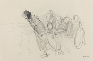 Mülteciler, c. 19141919. by Jean Louis Forain