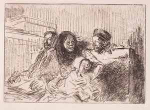 Duruşmada tanıklar by Jean Louis Forain