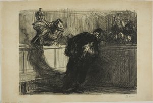 Avukat Taciz Edildi by Jean Louis Forain