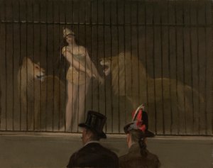 Aslan terbiyecisi by Jean Louis Forain