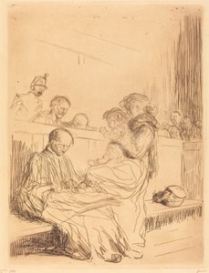 mahkum ve çocuk by Jean Louis Forain