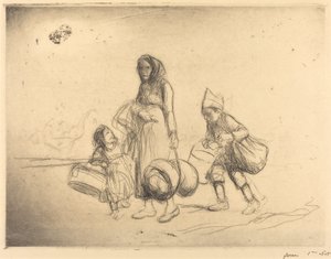 Eve Dönüş by Jean Louis Forain