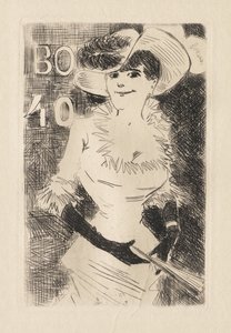 Yürüyen, 1880-86. by Jean Louis Forain