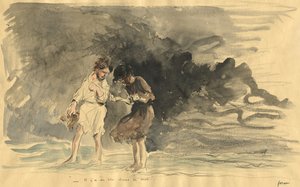 Denizde mısır var! by Jean Louis Forain